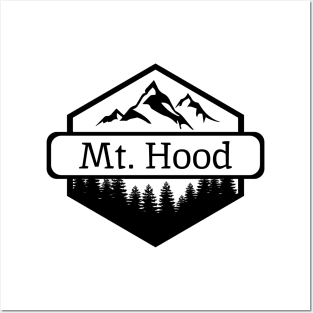 Mt. Hood Oregon Mountains and Trees Posters and Art